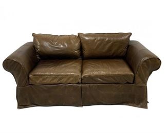 Mitchell Gold Sofa With Leather Slipcover (2 Of 2)
Lot #: 227