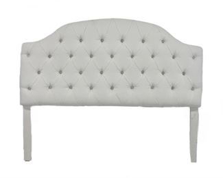 A White Upholstered Headboard, Queen
Lot #: 236