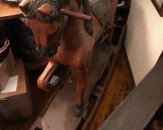 Antique Rocking Horse 