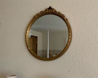 Gold Ornate Mirror 
