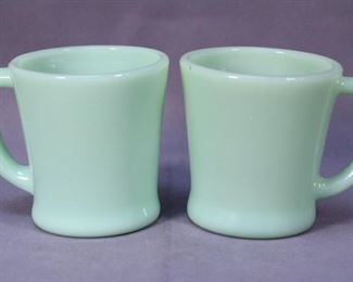 vintage Fireking jadeite D mug