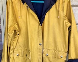 You may need a yellow slicker to do the gardening.