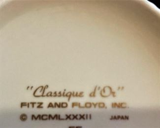 "Classique d'Or" by Fitz and Floyd