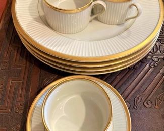 Timeless snack set - "Classique d'Or" by Fitz and Floyd