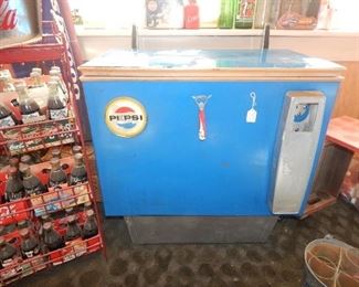 Large Pepsi cooler