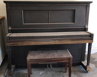 Non-working antique Story & Clark upright piano FREE
