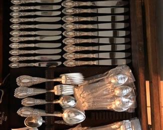 Towle Flatware - King Richard Pattern (100 Pieces) Some Unopened