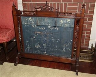 VINTAGE FIREPLACE SCREEN