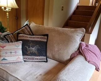 Oversize sofa, chair, and ottoman