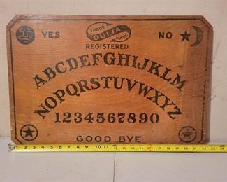 Antique Wooden Trade Registered Ouija Board