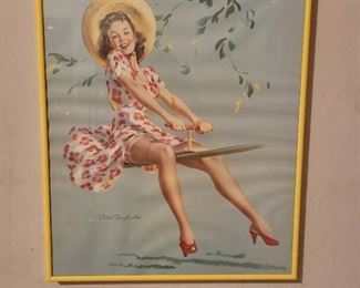 Teeter Taught Her Portriat - Elugren - Framed Poster