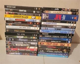 Lot of 36 Family Friendly and Educational DVDs