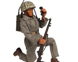 Gi Joe 12 Inch Navajo Indian Navaho Code Talker Figure: Says 7 Different Phrases! In Najavo Code and English!
