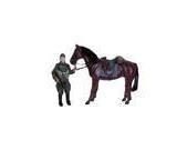 DRAGON WWII Pvt Horst and Blitz Brown Horse German Easter Front 1944 Saddle NIB