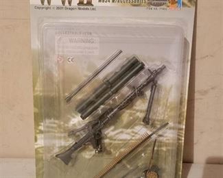 Dragon Action Figure 1:6 Ww2 German Weapon Set Mg34 W/accessories Gun 71052