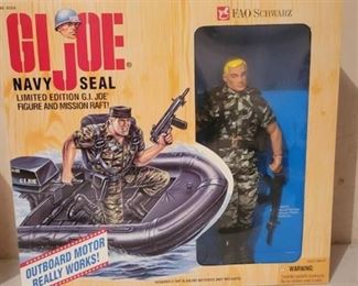 Hasbro G.i. Joe: Navy Seal With Motorized Mission Raft Limited Edition Action...
