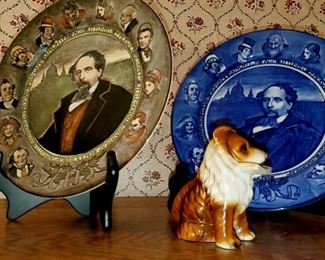 Royal Doulton, plates, Collie dog 