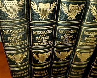 Vintage books,  Messages and Papers of the Presidents