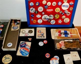 New to sale, just added. Prices will not be reduced on these items.  Presidential pins, Military pins, historical pins. 