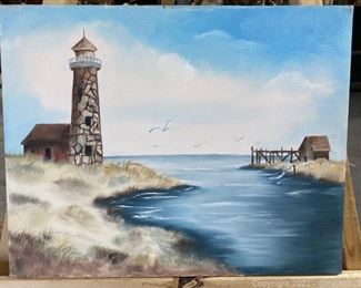 Beautiful Lighthouse Painting