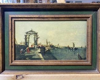 Beautiful Lithograph Print by Francesco Guardi