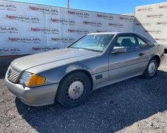 #122 • 1990 Mercedes Benz:Year: 1990
Make: Mercedes-Benz
Model: 300
Vehicle Type: Passenger Car
Mileage: 90120
Plate:
Body Type: 2 Door Convertible
Trim Level: 300SL
Drive Line: RWD
Engine Type: L6, 3.0L; DOHC
Fuel Type: Gasoline
Horsepower: 228HP
Transmission:
VIN #: Wdbfa61e5lf007207

DMV Registration: $15 
Doc Fee: $70
Smog Fee: $60 

Features and Notes:
Sold on Application for Duplicate Title 