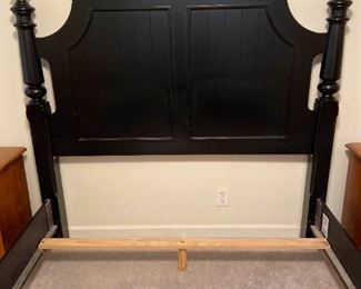 Black High Poster Bed