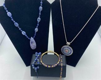 Blue Jewelry Necklaces And Bracelets