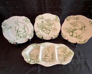 Bunny Plates With Hanger