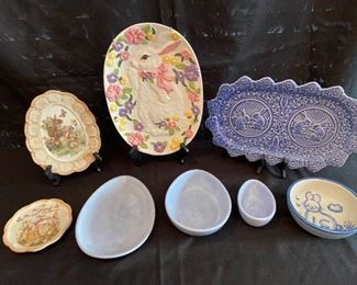 Bunny Platters And Bowls