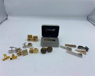 Cufflinks, Tie Clips, And Money Clip