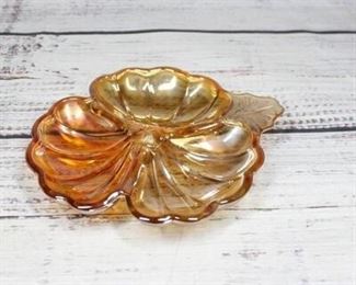 Glass Pumpkin Fall Home Decor Tray