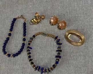 Gold Tone Jewelry Lot