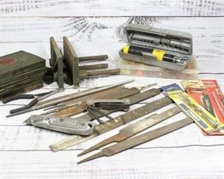 Lot of Tools, Files, Drill Bits, More