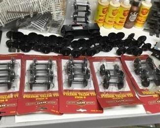 Mixed Lot of Miscellaneous Gscale Train Parts and Accessories
