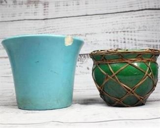 Pair of Vintage Small Flower Pots