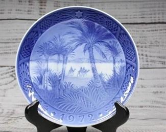 Vintage Bing Grondahl In the Desert Christmas Collector Plate