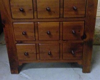 Solid 9 Drawer Chest