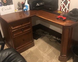 Solid wood L Shape desk
