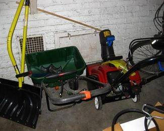 Snow Blower & yard tools