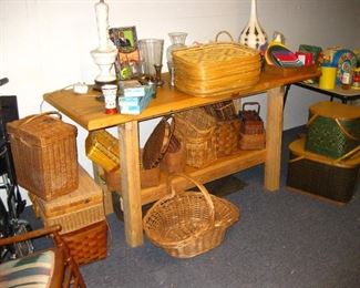 Baskets & Work Table