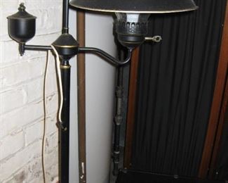 black  tole floor lamp