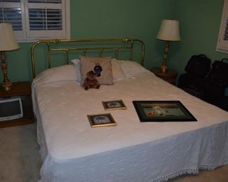 Vintage Brass Bed - King Size