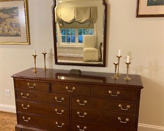 Thomasville Dresser and Mirror