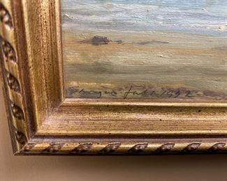 Original oil on canvas pair