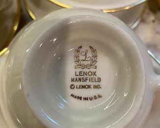 Lennox Mansfield Cup and Saucer Set