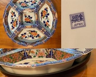 Vintage Japan Porcelain Lazy Susan