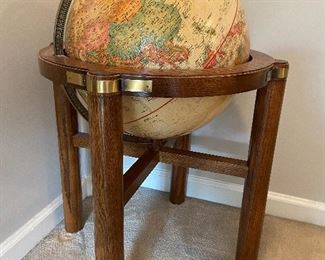 Large Wooden Stand Atlas