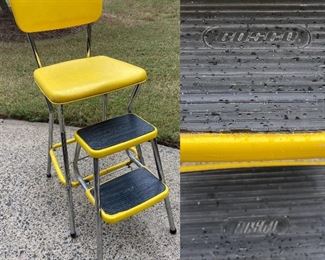 Vintage 70’s Yellow Cosco Stool Chair