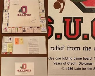 Vintage 1986 O.S.U.Opoly Game